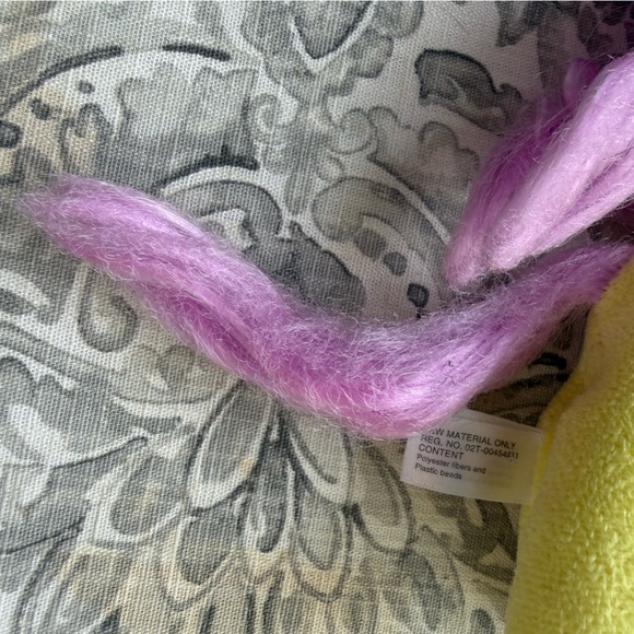 TY 2014 My Little Pony Hasbro Fluttershy Yellow Plush Pony with Metallic Wings - Picture 14 of 14